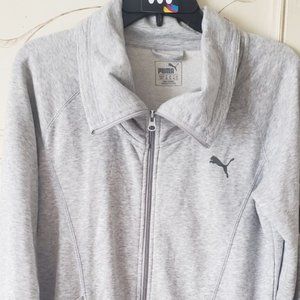 Puma zip sweatshirt size M